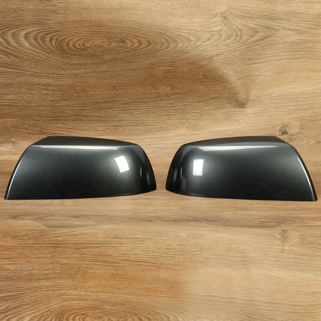 Pair of Magnetic Gray Painted Mirror Caps for Toyota Tundra Sequoia (2011–2019)