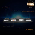 4X4 Off-Road Clear Lens Roof Top Cab Fog Light Lamp w/Switch