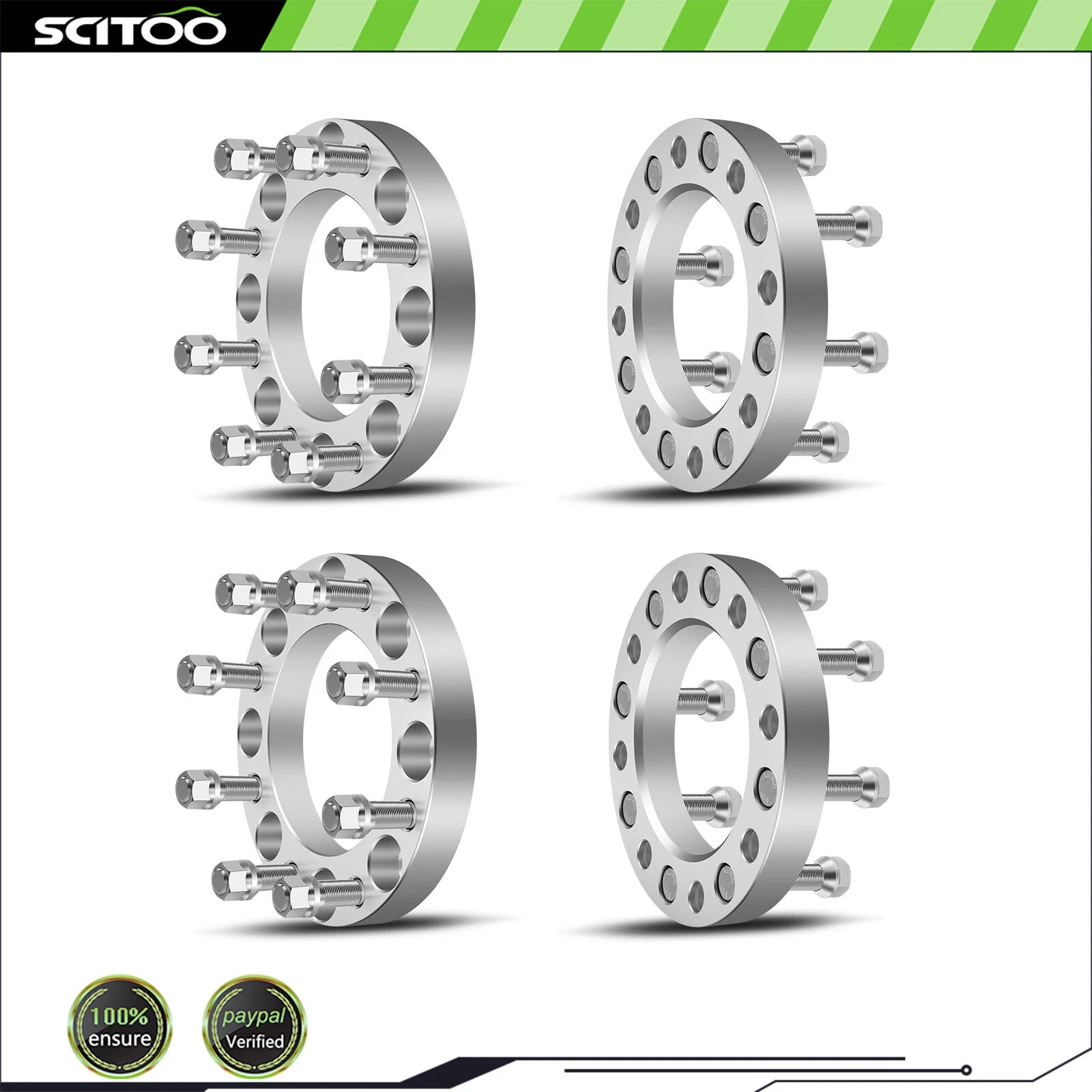 4X 1 Inch Wheel Spacers 8x170 for Ford F250 F350 Super Duty (1999–2002)