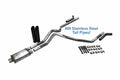 2.5" Dual Exhaust Kit for Chevy GMC 1500 (2007–2014) - Black Tip