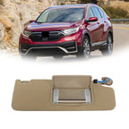 Sun Visor for Honda CR-V (2017–2022) Right Passenger with Lights Mirror
