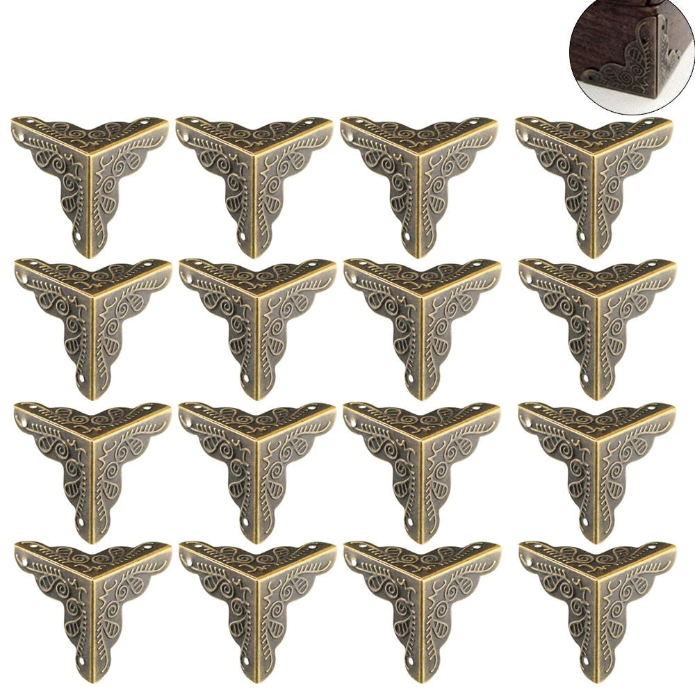 16Pcs Corner Protector for Jewelry Box, Desk, Cabinet Hardware