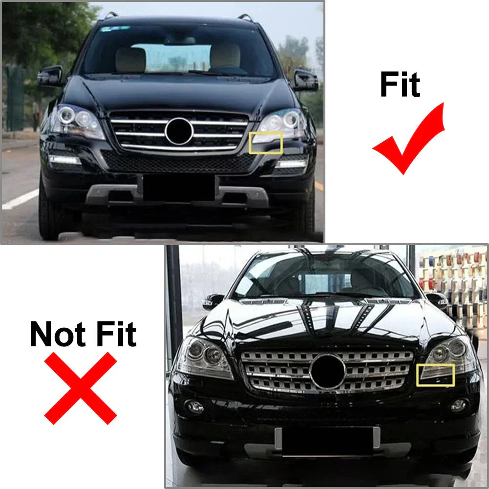 GTR Style Front Bumper Hood Diamond Grille for Benz ML Class (2009-2012)