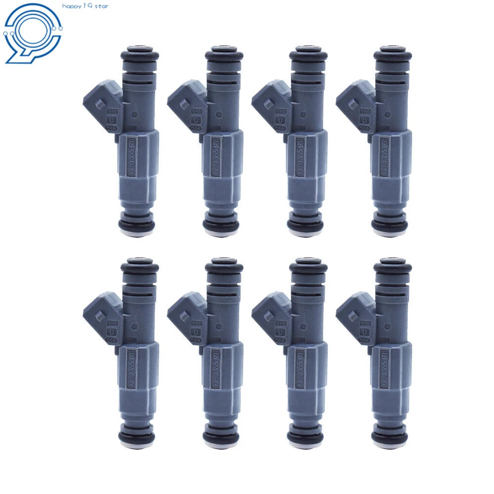 Set of 8 Fuel Injectors for Dodge Ram 1500 2500 3500 Dakota (1998–1999)