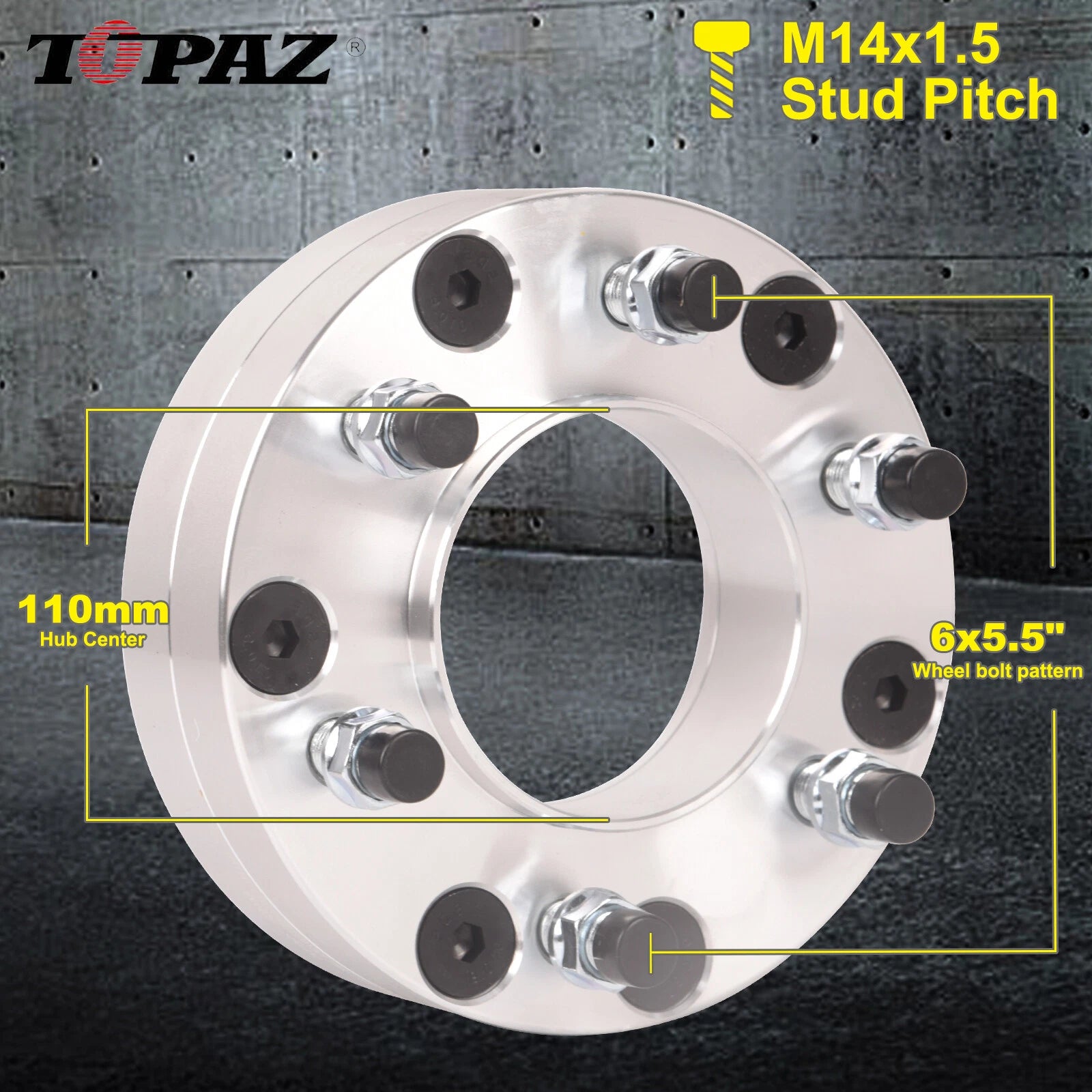 2" Hub Centric Conversion Wheel Adapters for Toyota Tundra (2007-2021)