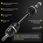 Front Left CV Axle Shaft Assembly for Honda Foreman Rubicon 500 (2014–2017)