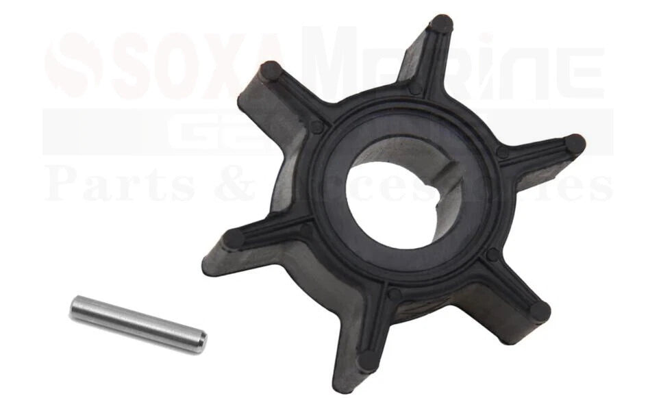 Water Pump Impeller with Key for Mercury Mariner 2-5 HP Outboard (1990–2000)