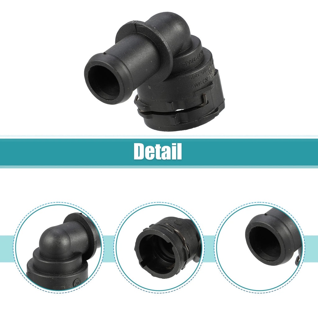 Engine Coolant Hose Connector No. 5Q0122291H/5QD122291M for VW Tiguan (2018–2022)