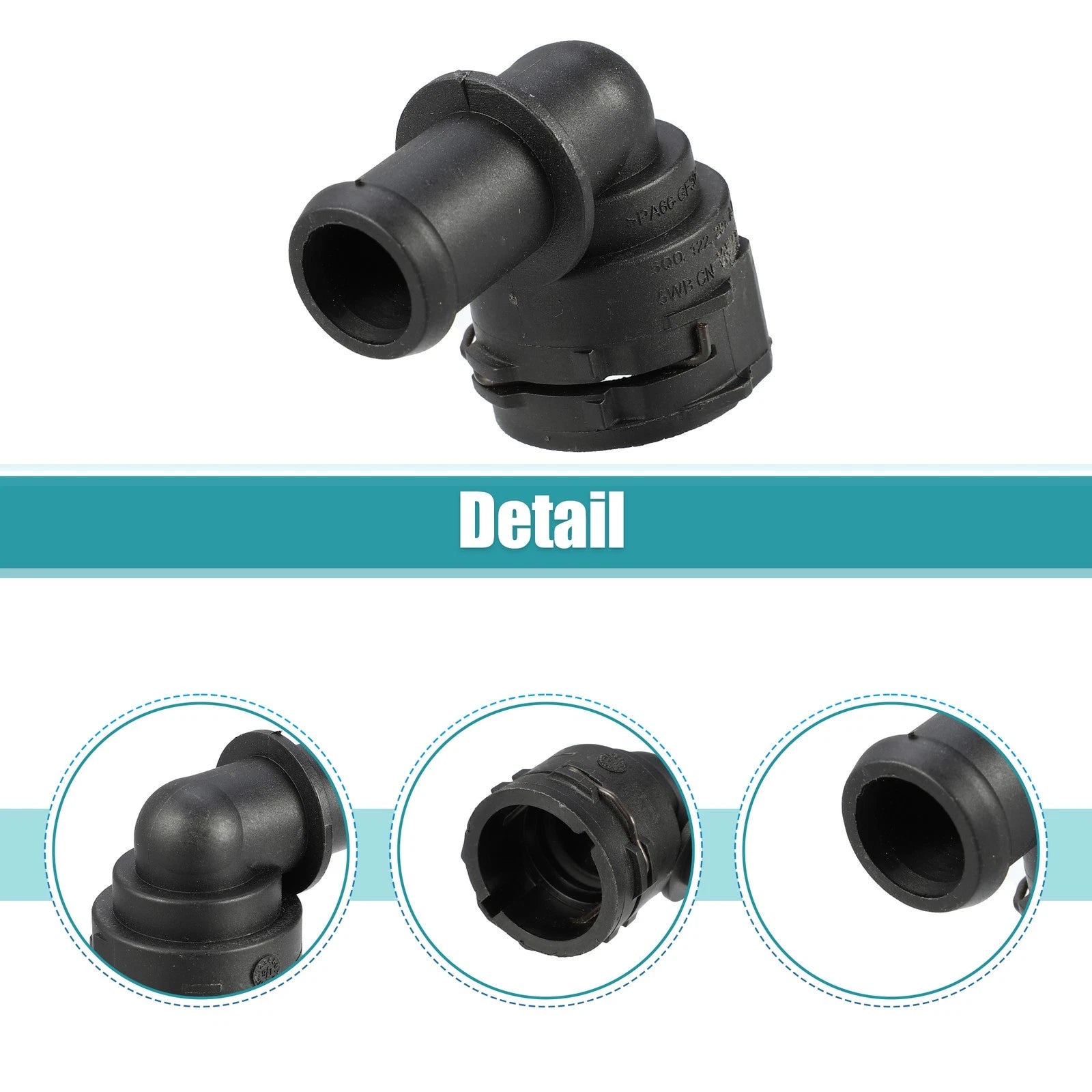 Engine Coolant Hose Connector No. 5Q0122291H/5QD122291M for VW Tiguan (2018–2022)