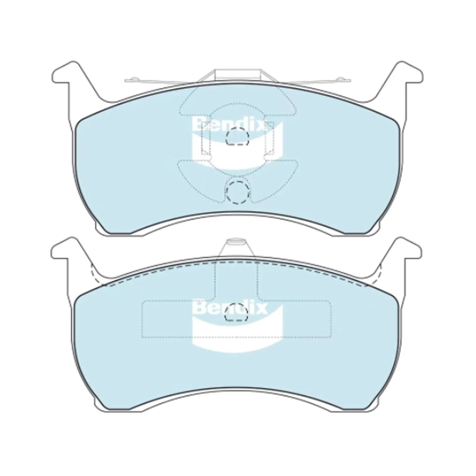 Brake Pad Set GCT Rear Disc for Ford LTD 3.9L 5.0L (1988-1994)