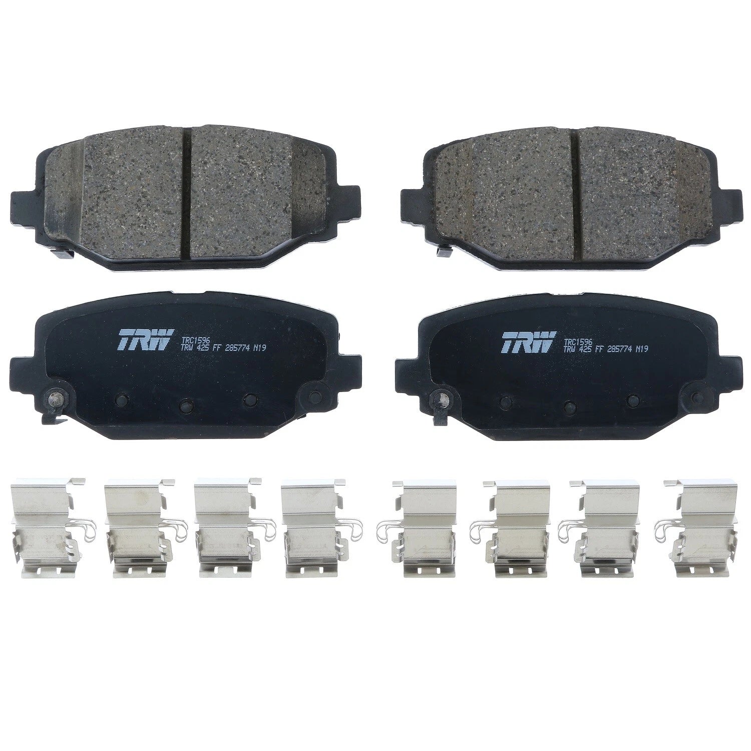 Rear Brake Kit 328mm Disc Rotors & TRW Pro Ceramic Pads for Chrysler Dodge Ram