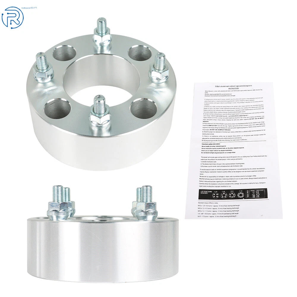 2X 2" Wheel Spacer for Suzuki Vinson 500 (2003–2007) Silver