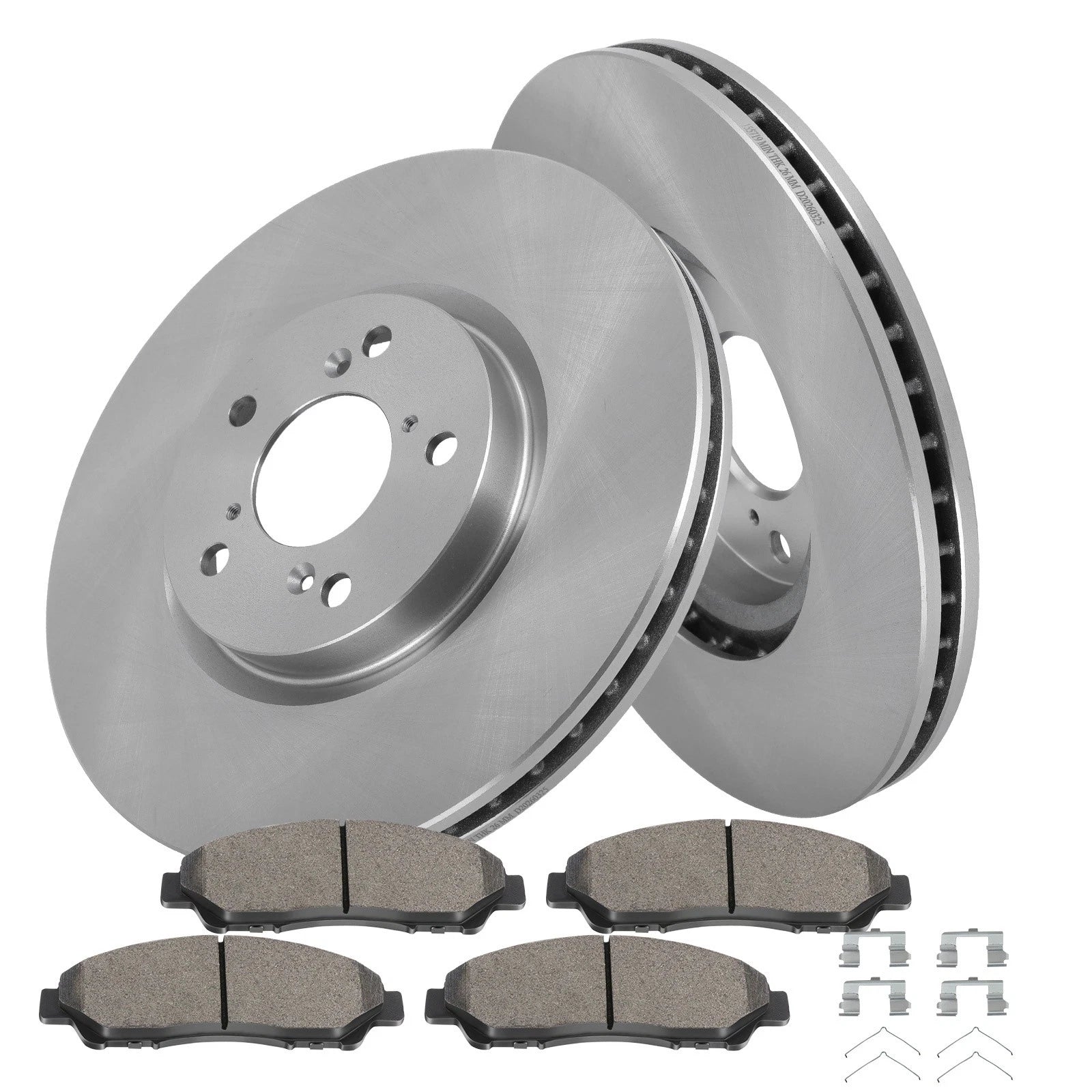 Front Brake Rotors & Pads for Honda Pilot (2009–2015)