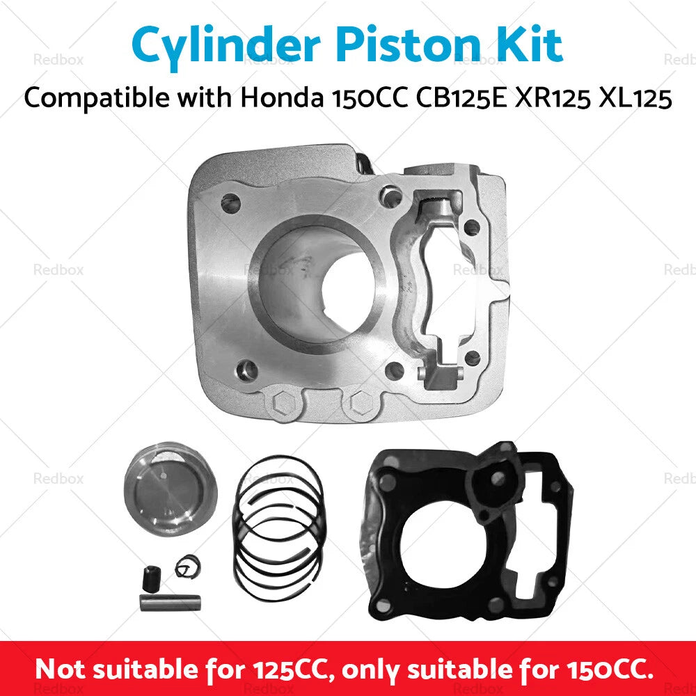 150CC Big Bore Cylinder Piston Kit for Honda CB125E XR125L XL125 (2013–2023)