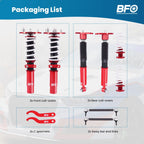 24 Way Coilover Lowering Kit for BMW 3 Series F30 328i 330i 335i (2012–2018)