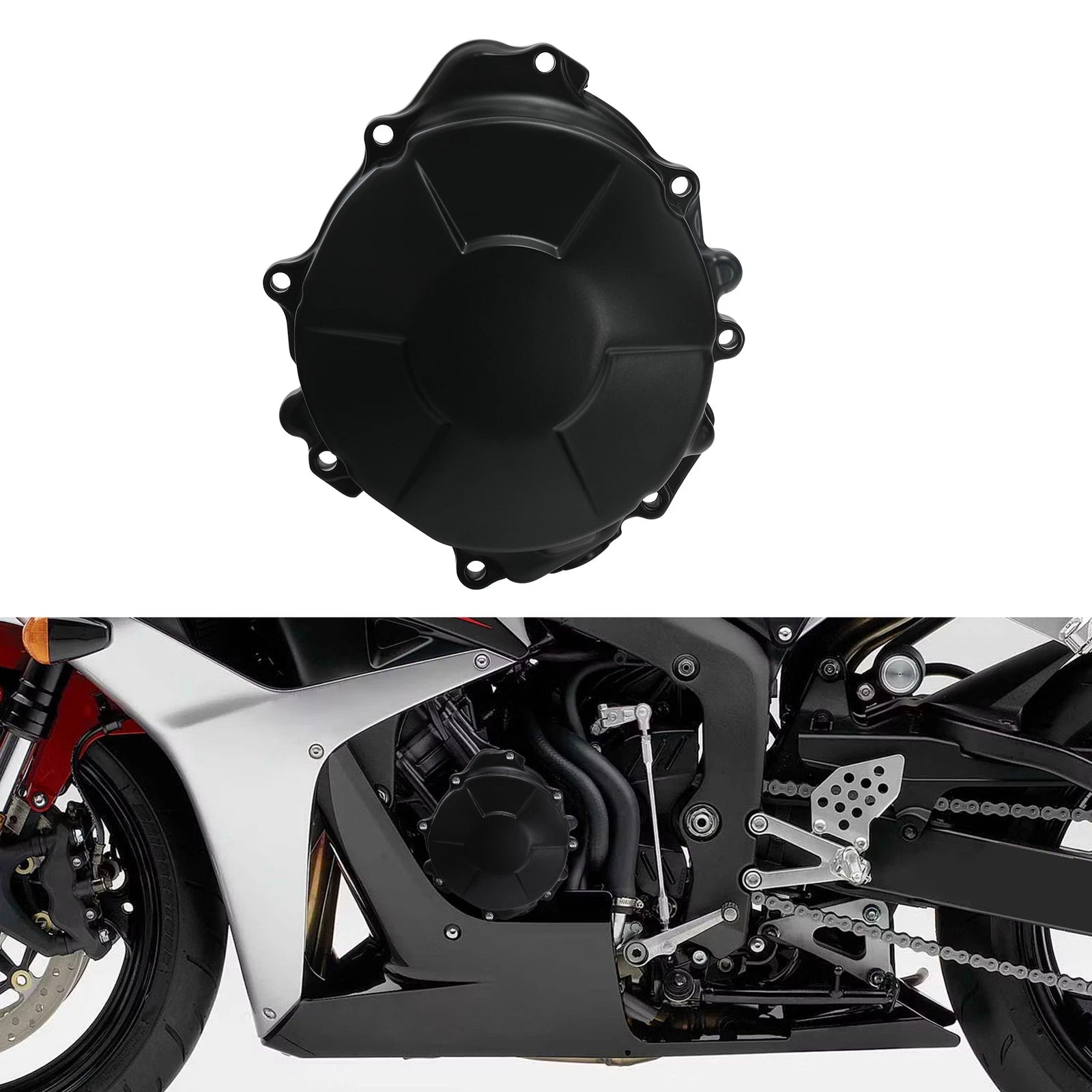 Left Engine Stator Cover for Honda CBR600RR (2007–2025)