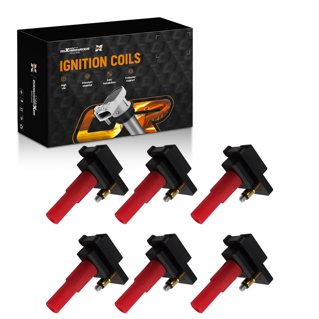 Set of 6 Ignition Coils for Subaru B9 Tribeca Legacy 3.0L (2006–2009)