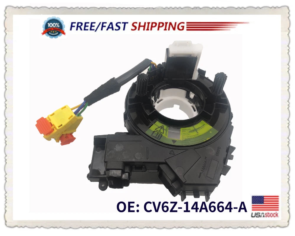 Clock Spring with Cruise for C-MAX, ESCAPE, TRANSIT CONNECT (2013–2018) CV6Z-14A664-A