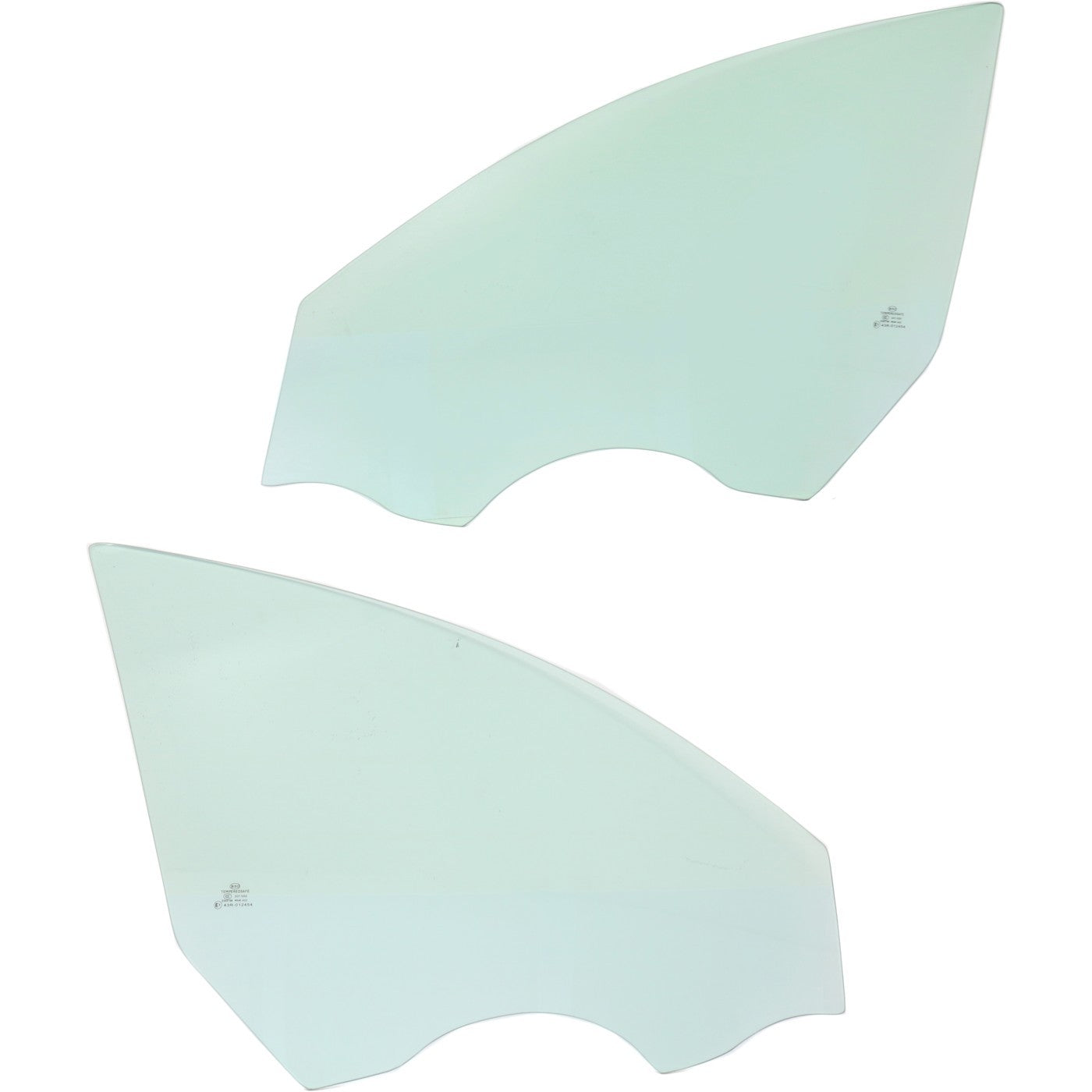 Set of 2 Door Glasses for Kia Optima (Front Left & Right)
