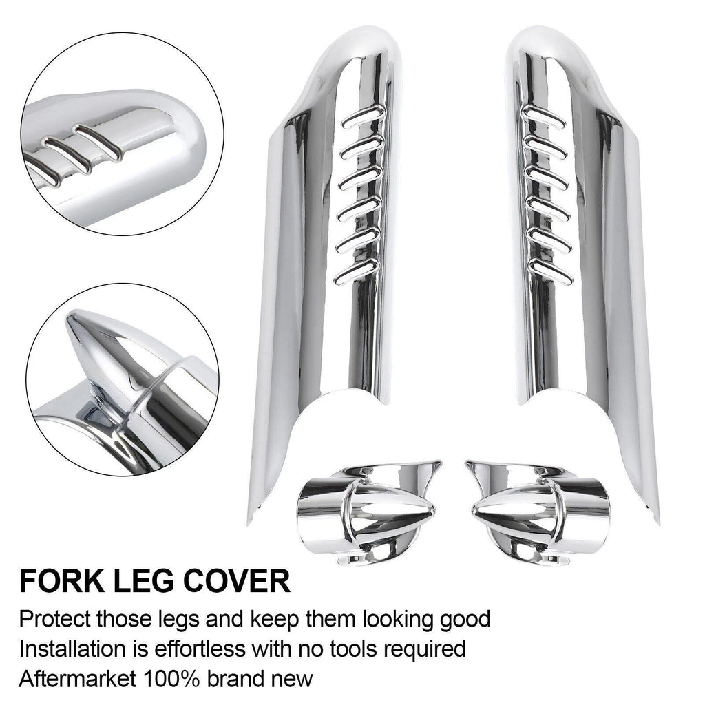 Fork Lower Leg Deflectors Shield Cover for Harley Touring Electra Glide FLHT (2000–2015)