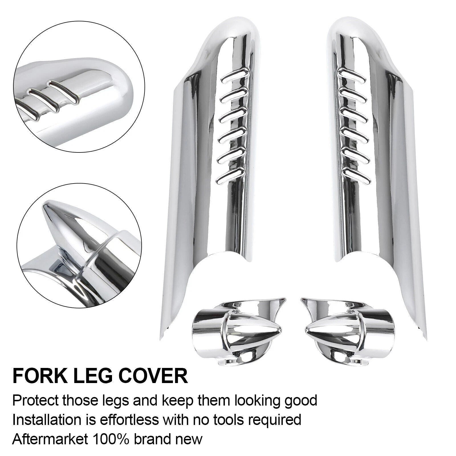 Fork Lower Leg Deflectors Shield Cover for Harley Touring Electra Glide FLHT (2000–2015)