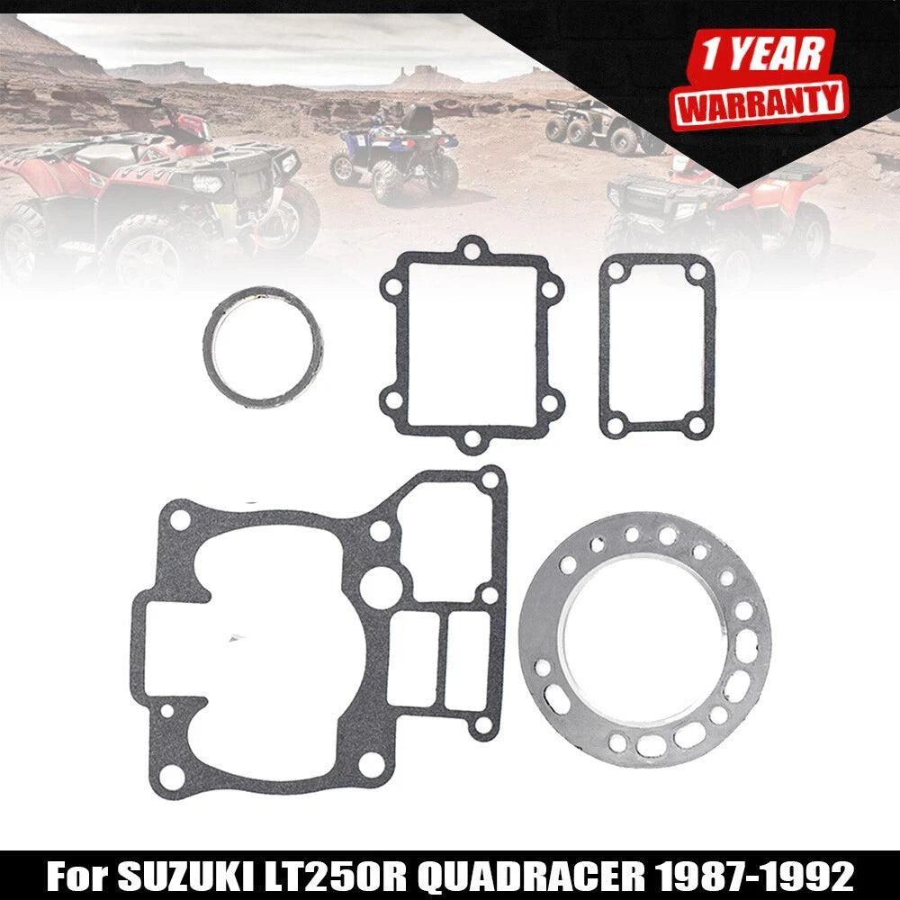 Top End Head Gasket Kit for Suzuki LT250R Quadracer (1987â1992)