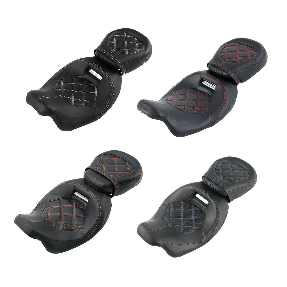 Driver Passenger Seat for Harley CVO Road King Street Glide FLHX (2009–2023)