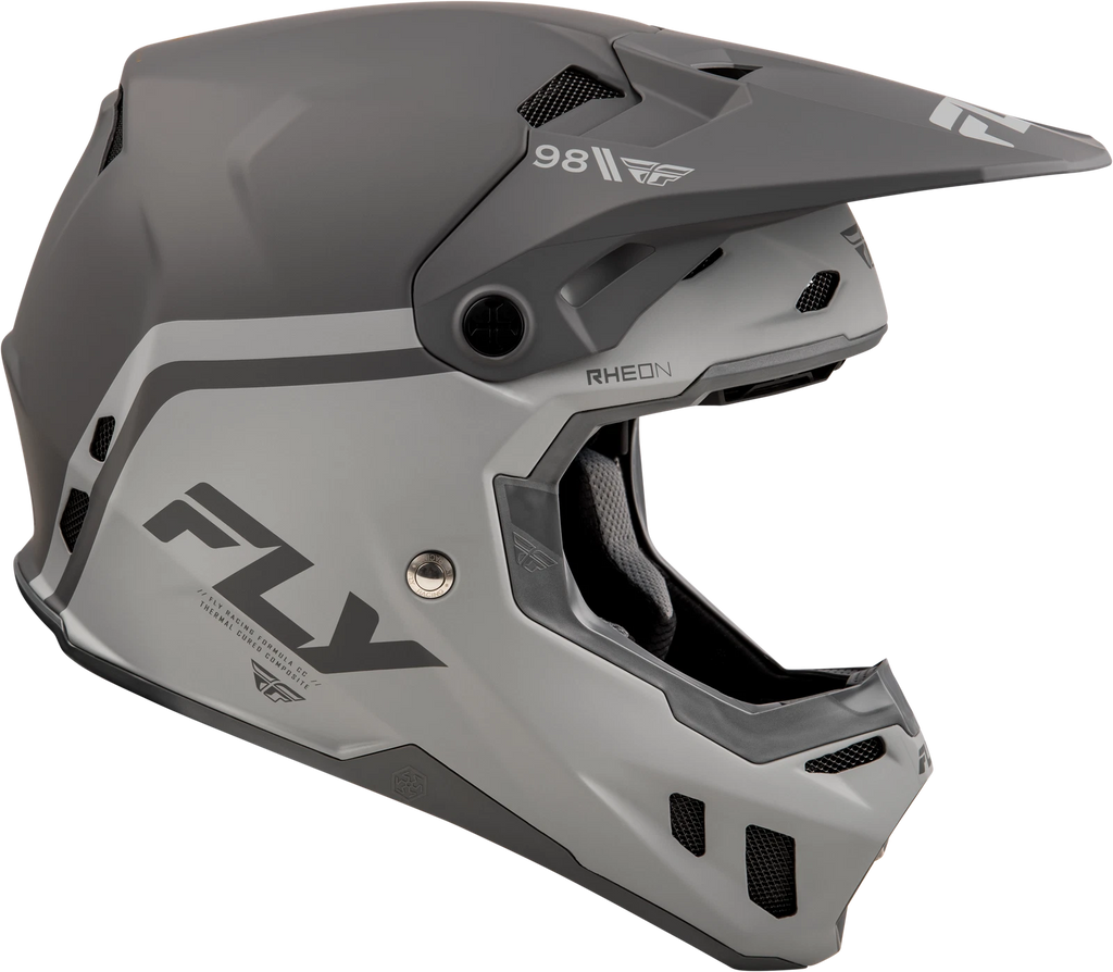 Fly Racing Formula CC Objective Helmet for Offroad (2X-Large, Matte Black/Grey)