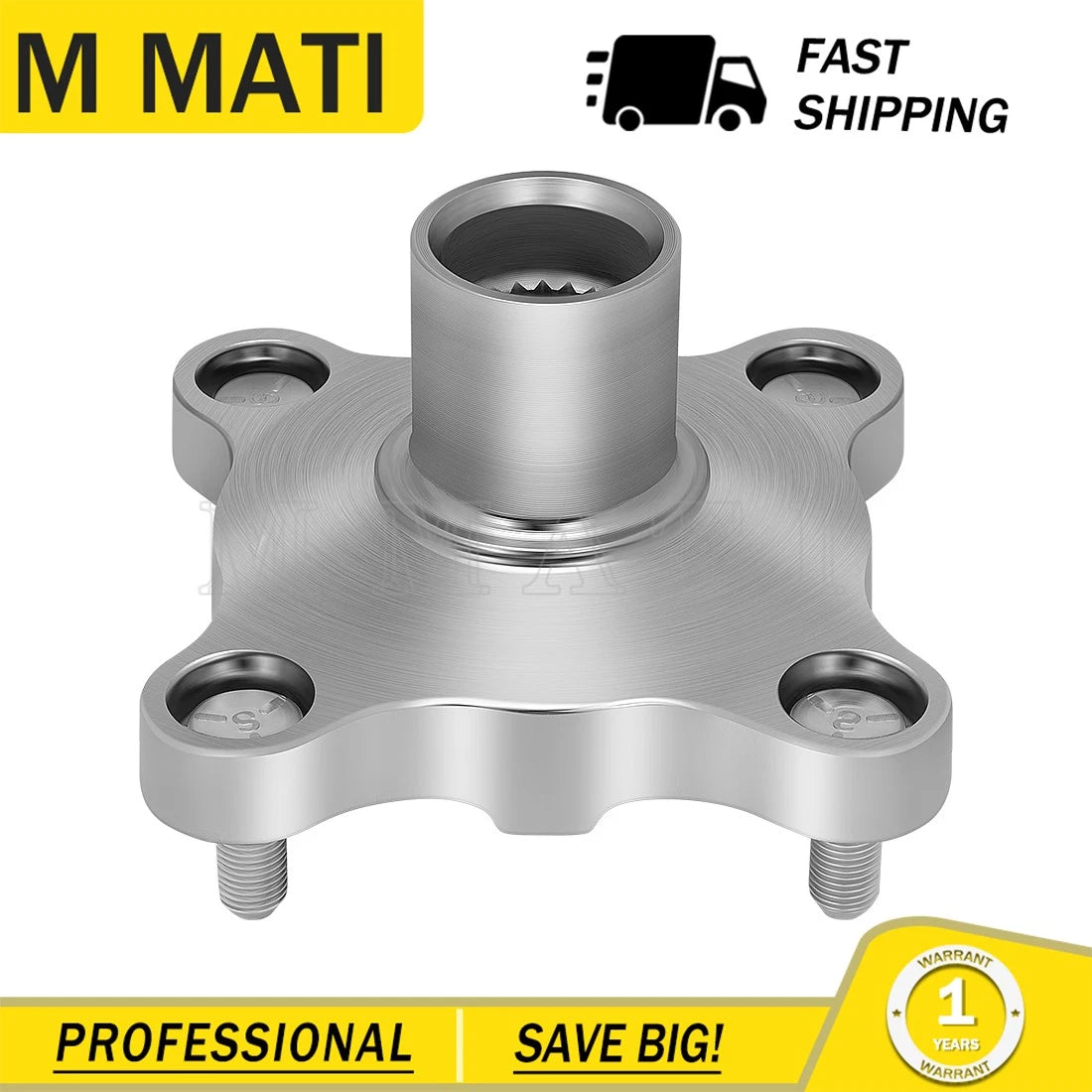 Rear Wheel Hub & Studs Kit for Polaris Outlaw 500 (2006–2007) 1520996 7515513