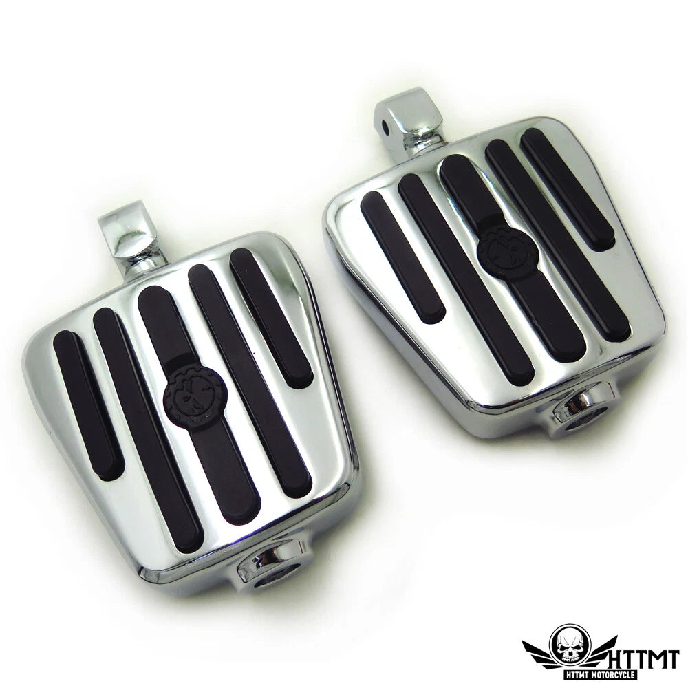 Skull Footpegs for Yamaha V-Star 1000, 650, Royal Star, V-Max, Virago, Stryker