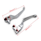 Chrome Brake Clutch Hand Levers for Harley XL (1996–2003), Softail (1996–2014)