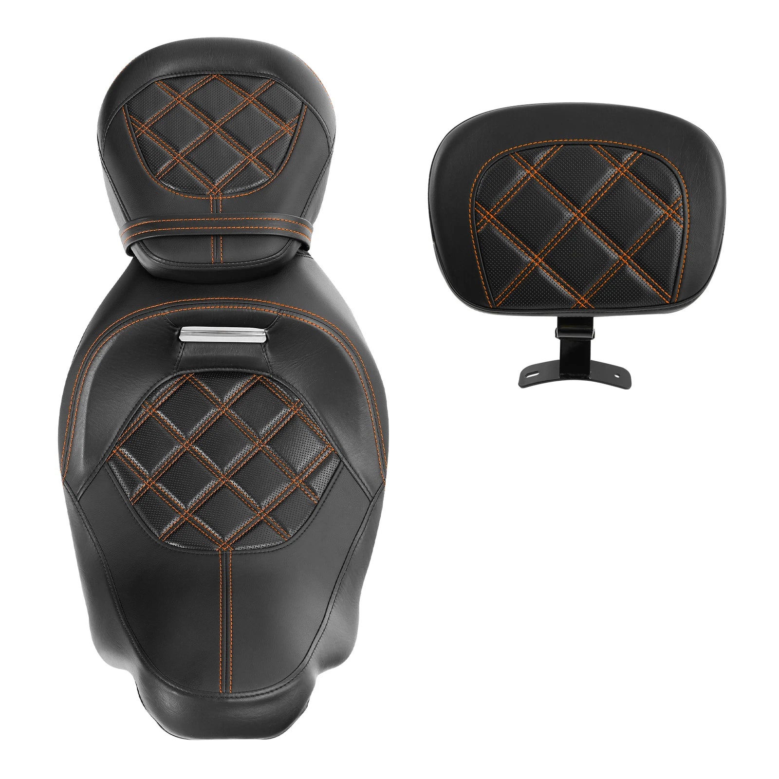 Rider & Passenger Backrest Pad for Harley CVO Road Glide (2009–2023)