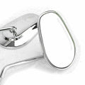 Rear View Mirrors Pair Chrome for Harley-Davidson Road Street Glide Softail XL883 1200 (B)