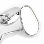 Rear View Mirrors Pair Chrome for Harley-Davidson Road Street Glide Softail XL883 1200 (B)