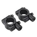 22MM M8 Handlebar Mirror Mount Holder Clamp for Motorcycle Black