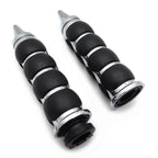 Chrome 7/8" 22mm Custom Spike Hand Grips for Motorcycle