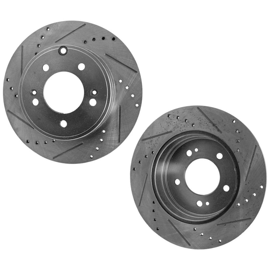Rear Brake Disc Rotors for Kia Optima Hyundai Sonata Tucson Azera Cadenza