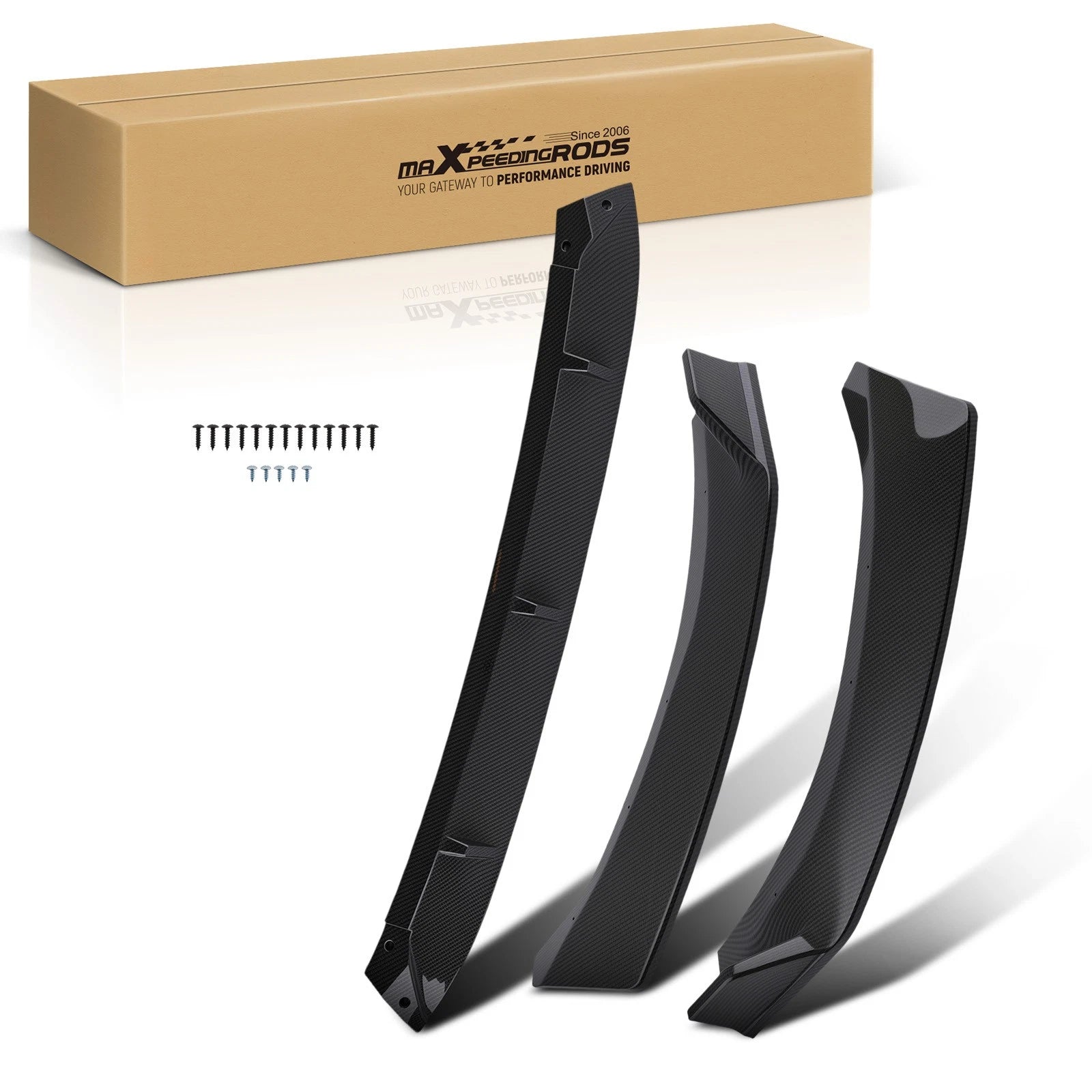 Front Bumper Protection Guard Kit for KIA K5 GT GT-Line (2021–2023) Carbon Look