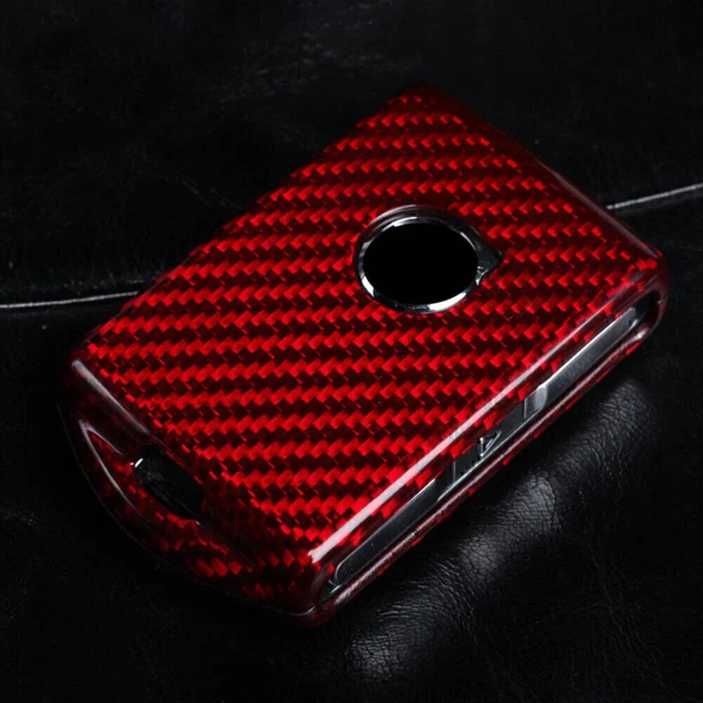 Real Carbon Fiber Remote Key Cover Case for VOLVO XC40 XC60 XC90 S90 V90