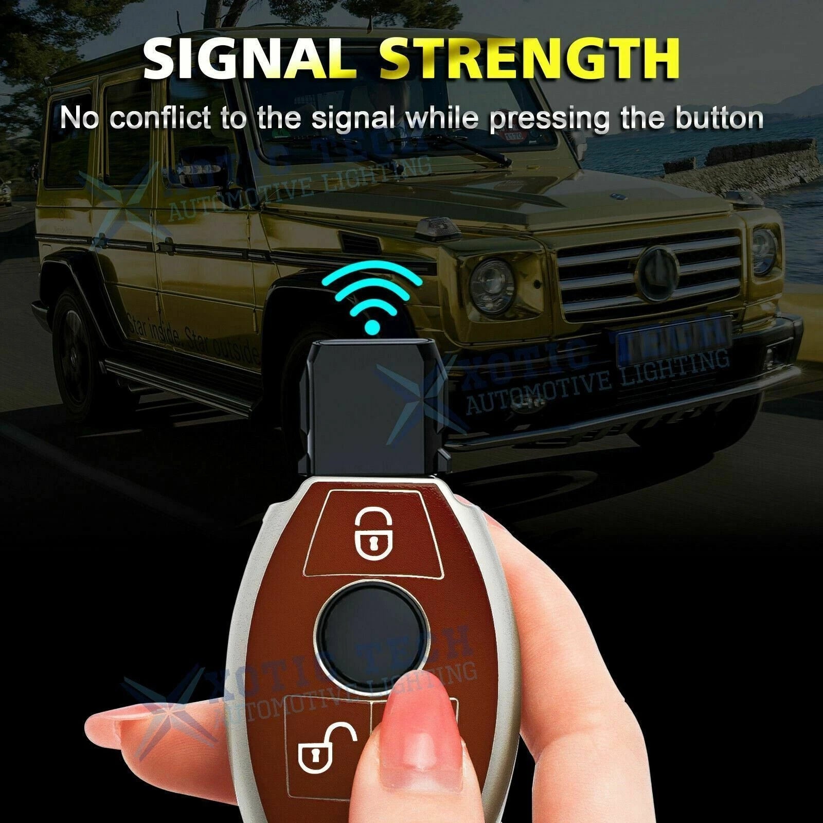 Remote Key Fob Cover Shell TPU for Mercedes-Benz (2004-2006)