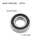 Set of 10 6003-2RS Ball Bearings for Various Models (17x35x10mm)