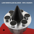 Magnetic Wall Mount Blade Balancer for Zero Turn Mowers