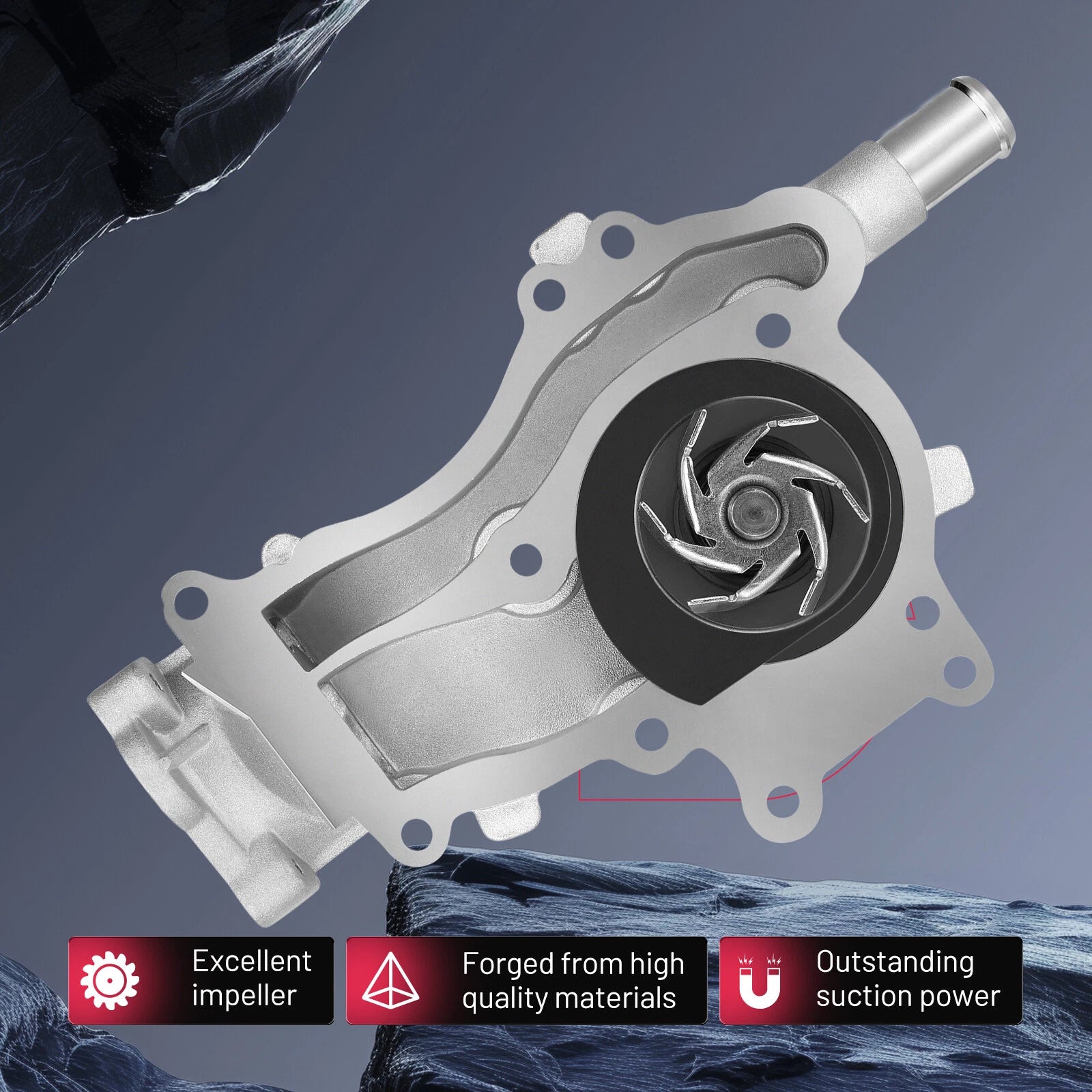 Water Pump for Chevy Cruze Sonic Buick Encore (2011-2020) 1.4L Engine
