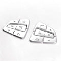 Chrome Steering Wheel Button Cover Trim for Mercedes-Benz C-Class (2015���2021)