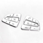 Chrome Steering Wheel Button Cover Trim for Mercedes-Benz C-Class (2015���2021)