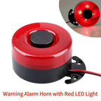 12V 24V Backup Alarm with LED Light 105dB for Vehicles