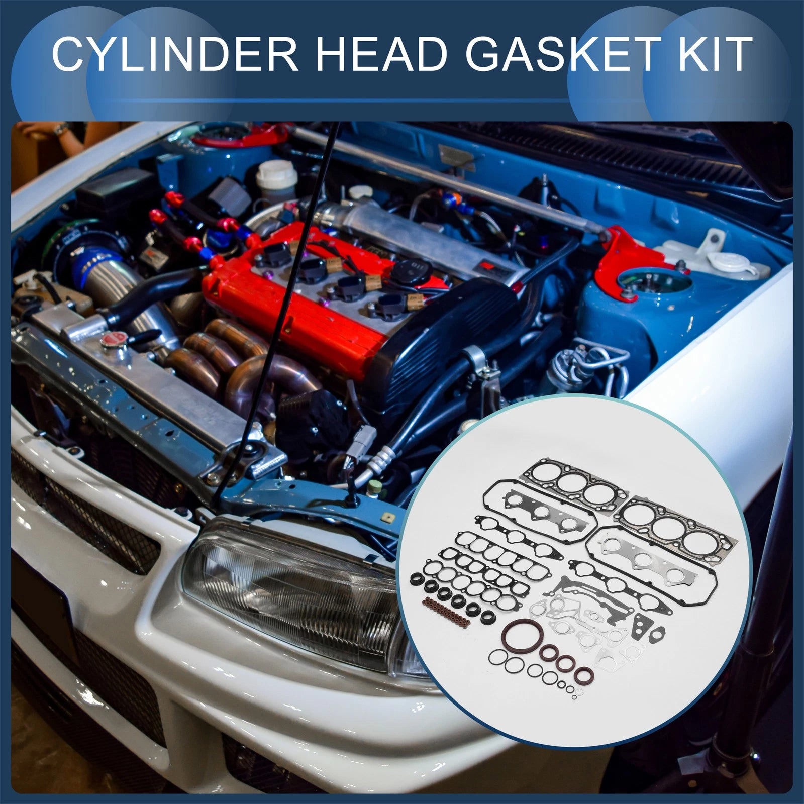 Cylinder Head Gasket Kit No.MD979167 for Mitsubishi 6G75 (2000–2006)