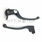 Set of 2 Black Brake & Clutch Aluminum Levers for Kawasaki Ninja 636 ZX6R (2005–2006)