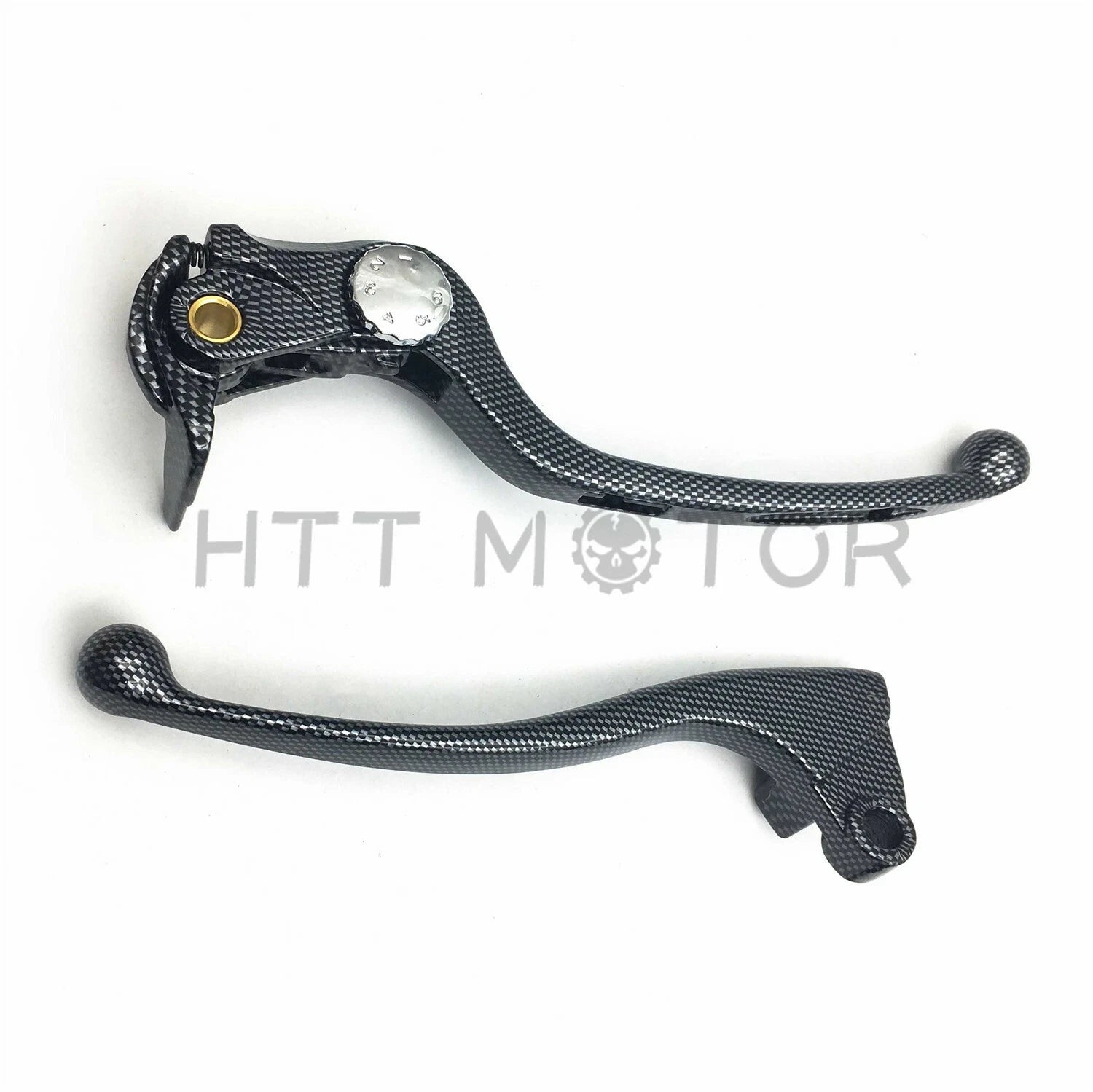 Set of 2 Black Brake & Clutch Aluminum Levers for Kawasaki Ninja 636 ZX6R (2005–2006)