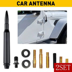 Set of 2 Bullet Style Cal Antenna Masts for Jeep Wrangler JK Gladiator (2007–2021)